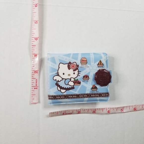 Hello Kitty Blue Angel Chocolate Snap Wallet Sanrio - Picture 10 of 10